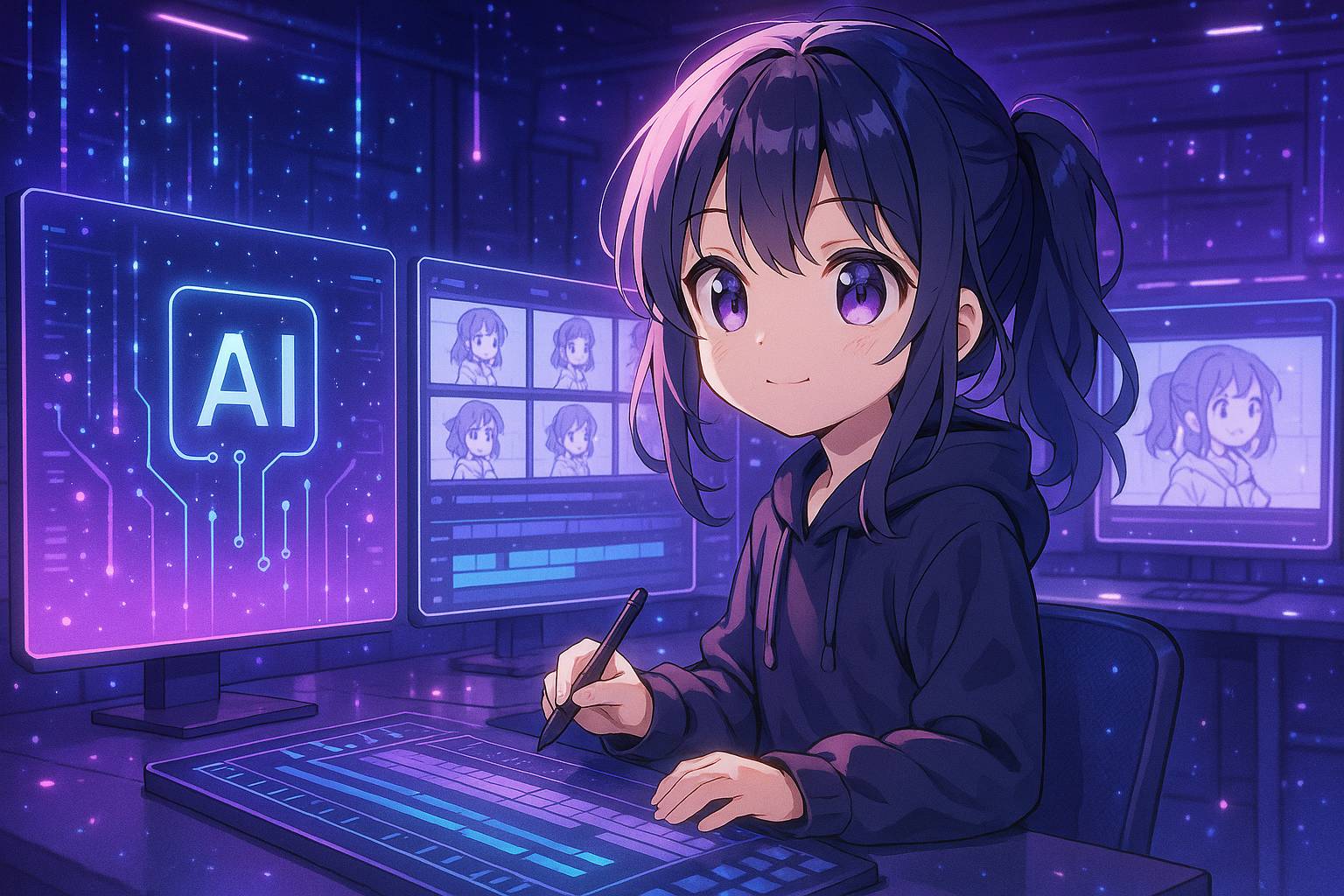 女神视频AI动漫技术